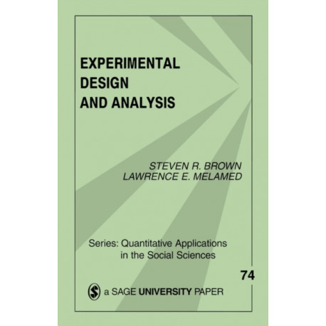 Experimental Design and Analysis