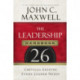 The Leadership Handbook: 26 Critical Lessons Every Leader Needs