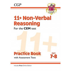 11+ CEM Non-Verbal Reasoning Practice Book & Assessment Tests - Ages 7-8 (with Online Edition)
