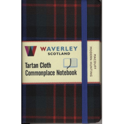Waverley (M): MacDuff Modern Hunting Tartan Cloth Commonplace Pocket Notebook