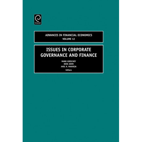 Issues in Corporate Governance and Finance