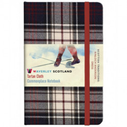 Waverley S.T. (M): Dress Pocket Genuine Tartan Cloth Commonplace Notebook