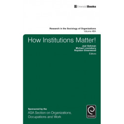 How Institutions Matter!
