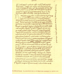 La Reception de La Litterature Classique au Moyen Age