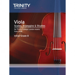 Viola Scales, Arpeggios & Studies Initial - Grade 8 from 2016
