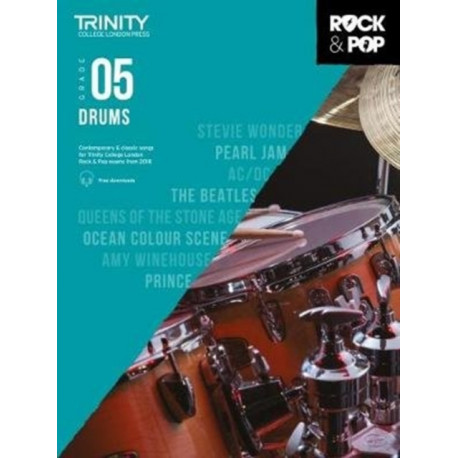 Trinity College London Rock & Pop 2018 Drums Grade 5