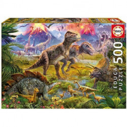 Educa Borras - Dinosaur Gathering 500 piece Jigsaw Puzzle