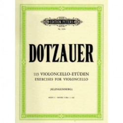 113 Exercises for Violoncello, Book 1