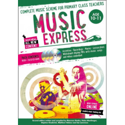 Music Express: Age 10-11 (Book + Download): Complete Music Scheme for Primary Class Teachers