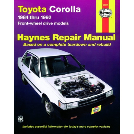 Toyota Corolla FWD (1984-1992) Haynes Repair Manual (USA)