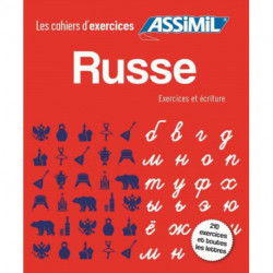 Coffret Cahiers d'exercices RUSSE: debutants + ecriture