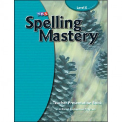 Spelling Mastery Level E, Teacher Materials