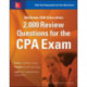 McGraw-Hill Education 2,000 Review Questions for the CPA Exam