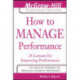 How to Manage Performance