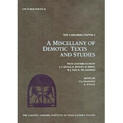 The Carlsberg papyri - A miscellany of Demotic texts and studies: A miscellany of Demotic texts and studies (3)