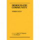 Democratic Community: Nomos XXXV
