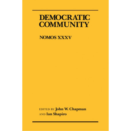 Democratic Community: Nomos XXXV