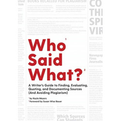 Who Said What?: A Writer's Guide to Finding, Evaluating, Quoting, and Documenting Sources (and Avoiding Plagiarism)