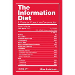 The Information Diet: A Case for Conscious Comsumption