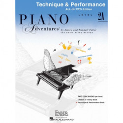 Piano Adventures All-In-Two Level 2A Tech. & Perf.: Technique & Performance - Anglicised Edition