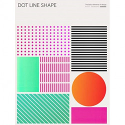 Dot Line Shape: The basic elements of design and illustration
