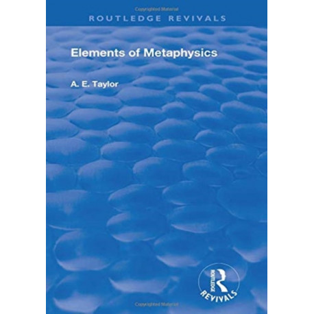 Elements of Metaphysics