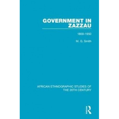 Government in Zazzau: 1800-1950