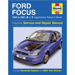 Ford Focus Petrol & Diesel (98 - 01) Haynes Repair Manual