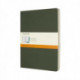Moleskine Myrtle Green Extra Large Ruled Cahier Journal (set Of 3)
