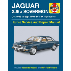 Jaguar XJ6 & Sovereign (Oct 86 - Sept 94) Haynes Repair Manual