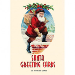 Santa Greeting Cards: 20 Assorted Cards