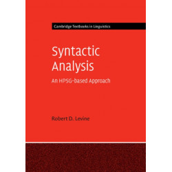Syntactic Analysis: An HPSG-based Approach