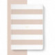 Spirit Stationery Striped A5 Notebook: Dusty Pink