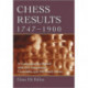 Chess Results, 1747-1900: A Comprehensive Record with 465 Tournament Crosstables and 590 Match Scores