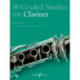 80 Graded Studies for Clarinet Book Two