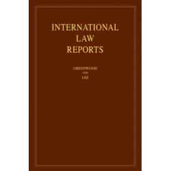 International Law Reports: Volume 175