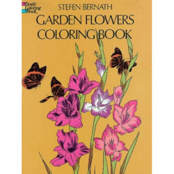 Garden Flowers Coloring Book