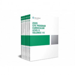 CFA Program Curriculum 2020 Level II, Volumes 1-6 Box Set
