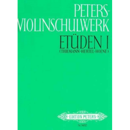 Peters Violin School: Studies, Vol. 1