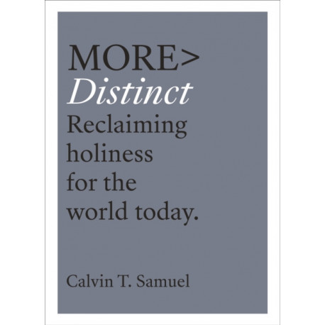 More Distinct: Reclaiming Holiness for the World Today