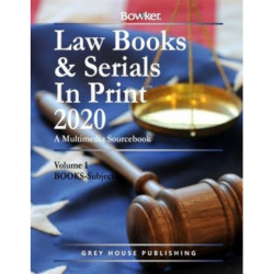 Law Books & Serials In Print - 3 Volume Set, 2020