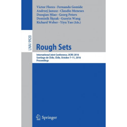 Rough Sets: International Joint Conference, IJCRS 2016, Santiago de Chile, Chile, October 7–11, 2016, Proceedings
